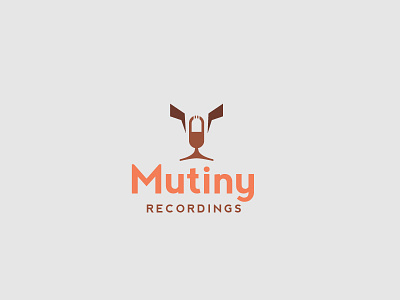 Mutiny Recording Logo Design