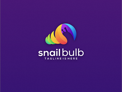 SNAIL BULB @logo @logodesign @modern @snail @snail app branding branding design icon logo minimal typography