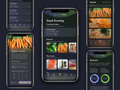 grocereco Mobile App Concept