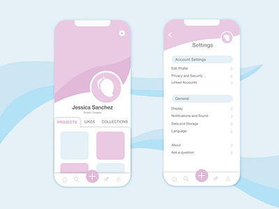 Daily UI Challenge day 6-7: User profile & Settings