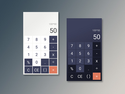 Day 004 - Design a Calculator calculator dailyui dailyuichallenge day004 simple design ui