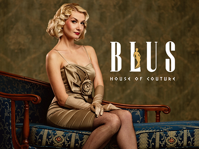 Blus - House of Couture brand identity branding logo design