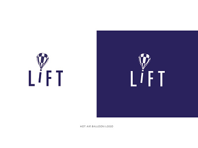 Hot Air Balloon - LIFT balloon branding crown dailylogochallenge lift logo logodesign