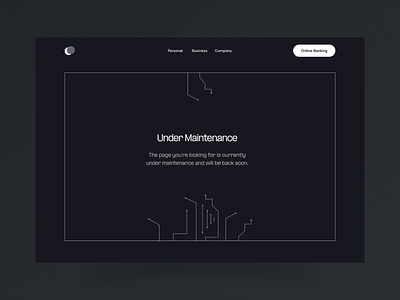 Under Maintenanace page