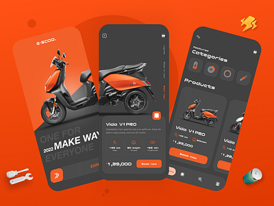 E-scooter Concept Mobile app