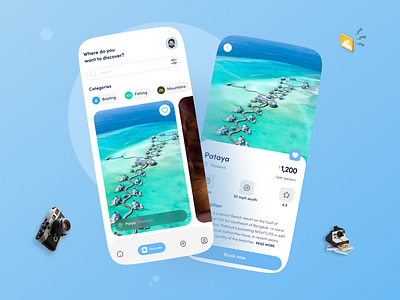 Travel App - Mobile design