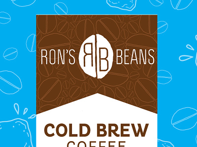 Ron's Beans : Cold Brew beans blue brown coffee cold cold brew ice iced pluto politica
