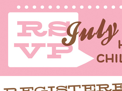 Baby - Q Invites : WIP 2 baby baby q baby que ballpark brown deming invitations invite july pink white
