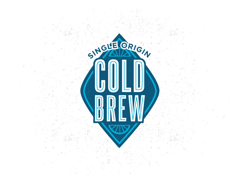 Ron's Beans : Iced Coffee Re-Design bike badge badge inline steelfish gotham bike tire cold brew