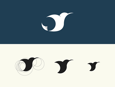 minimalist logo bird logo