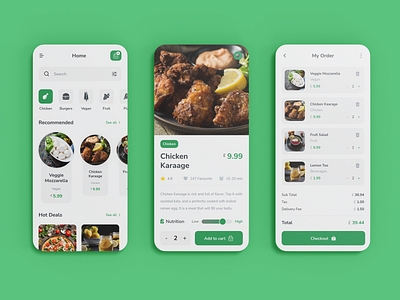 Food/Grocery Delivery App Design