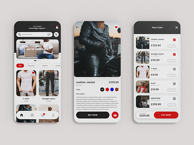 E-Commerce App Design adobexd androiddesign apparel apparelshopping clothes clothingshop concept dailyinspiration e shopdesign ecommerce ecommerceapp figma iosdesign shopdesign ui uidesign uxdesign