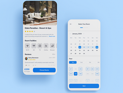 Hotel Booking Mobile App Design airbnb airbnbapp androiddesign concept dailydesign dailydesignchallenge dailyinspiration designforpeople hotel hotelbookingapp hotelrentapp iosdesign ui uidesign uxdesign