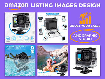 GoPro Hero 9 - Amazon Product Images Design amazon listing images