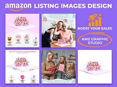 Mother's Day Gift Card - Amazon Product Images Design amazon listing images