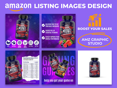 Multivitamin Gummy - Amazon Product Listing Images amazon listing images