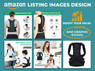 Posture Corrector - Amazon Product Listing Images amazon listing images