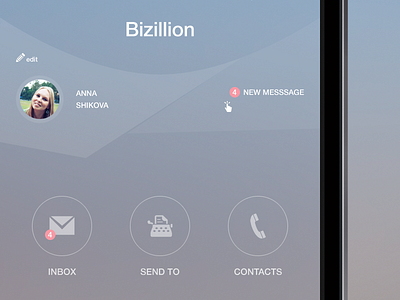 Bizillion App app design ios design iphone ui ux