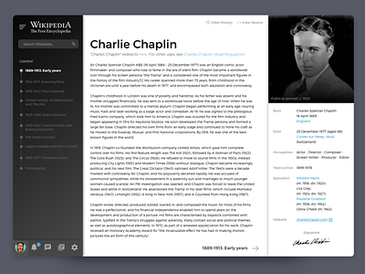 Wikipedia Classic Redesign design redesign ux web