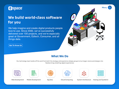eSpace design redesign ui