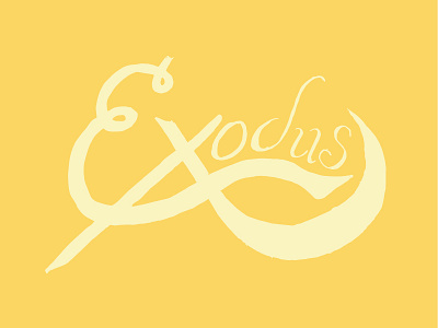 Exodus bible exodus genesis illustration journey lettering