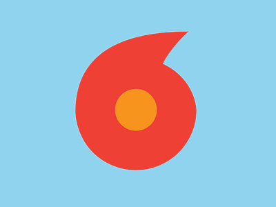 Flame fire flag flat simple vector