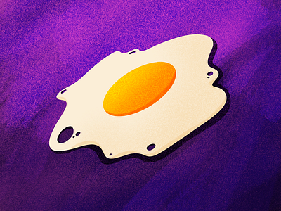 Fried Egg egg procreate texture