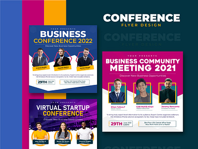 Conference Flyer Design 3d advert animation banner best design branding business corporate creative creativething creatviedesigner design flyer graphic design gsbmohibkhan29 illustration logo motion graphics ui