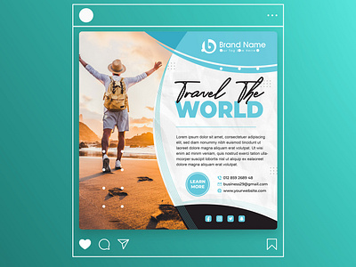 Travel Social Media Design