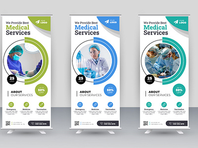 Medical Roll-up Banner Design