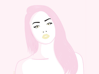 Pink Girl II illustration