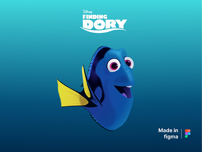 Finding DORY character sketching character character design design disney figma figma design graphic design illustration logo motion graphics pixer sketching ui