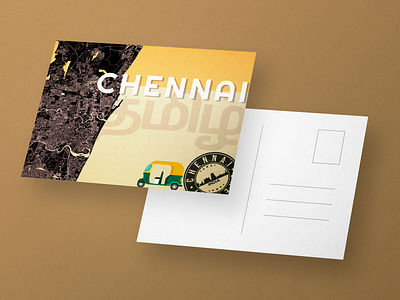 Chennai Postcard chennai chennai designer design designer graphic design india minimal mockup postcard postcard design tamil tamil typography tamilnadu tamiltypography weekly warm up