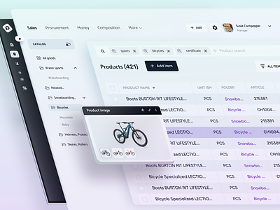 Stock management and sales dashboard design sales stock management ui ux