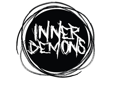 Inner Demons Logo Design branding clean design flat graphic design icon illustration logo typography vector