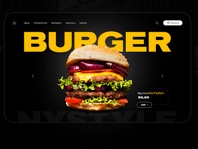 Burger Delivery Web App app branding design mobile ui ux