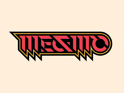 ME&MO Metal branding heavy metal logo patch