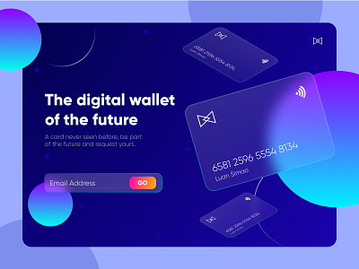 Wallet of the future | Luan Simão app design ui ux web website