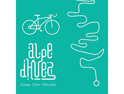 Banner for cycling event branding design flat illustration logo minimal vector