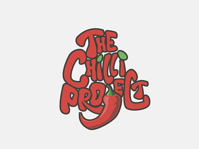 The chilli project branding design illustration logo vector