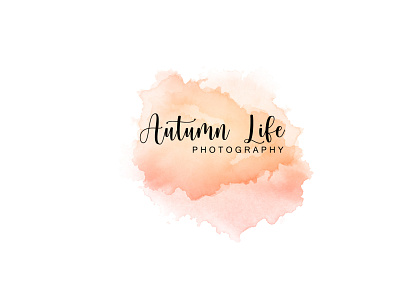 Feminine Watercolor Logo cosmetics design fashion feminine flowers handwritten photography salon watercolor