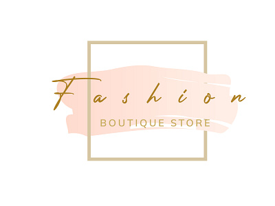 Feminine Watercolor Logo cosmetics design fashion feminine flowers handwritten photography salon watercolor