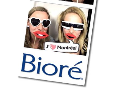 Photo Booth Ipad App - pic from Bioré