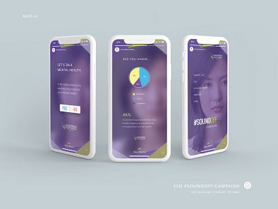 #SoundOFF- Mental Health Campaign for SSO advertising branding design instagram instagram stories marketing design mental illness mobile design promotional design social media campaign social media design webdesign