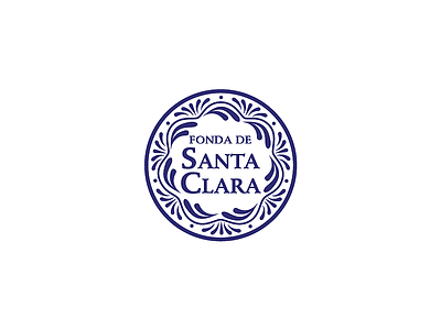 Fonda de Santa Clara brand design food logo logotype méxico
