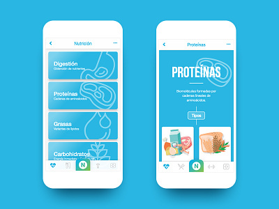 Nutrilife – Salud android app health interface nutrición nutrition photoshop salud ui ux