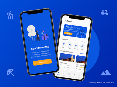 UIUX Design Traveling App | Ayo Traveling ke Jogja, Indonesia #1