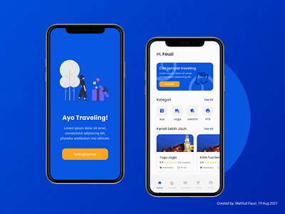 UIUX Design Traveling App | Ayo Traveling ke Jogja, Indonesia #2 branding design indonesia ui design indonesia ux design mobile apps mobile apps development ui ui design uiux design ux design