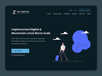 UIUX Design Landing Pages | Zhi Digital Indonesia, Startup #1 design indonesia ui design indonesia ux design ui design uiux design ux design web design web development website design website development