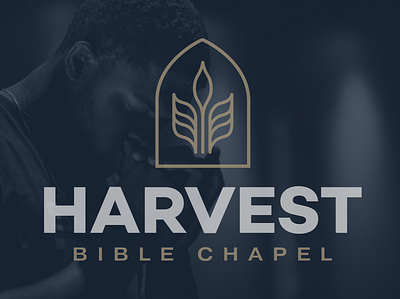 Harvest Bible Chapel Logo branding design icon logo typography vector